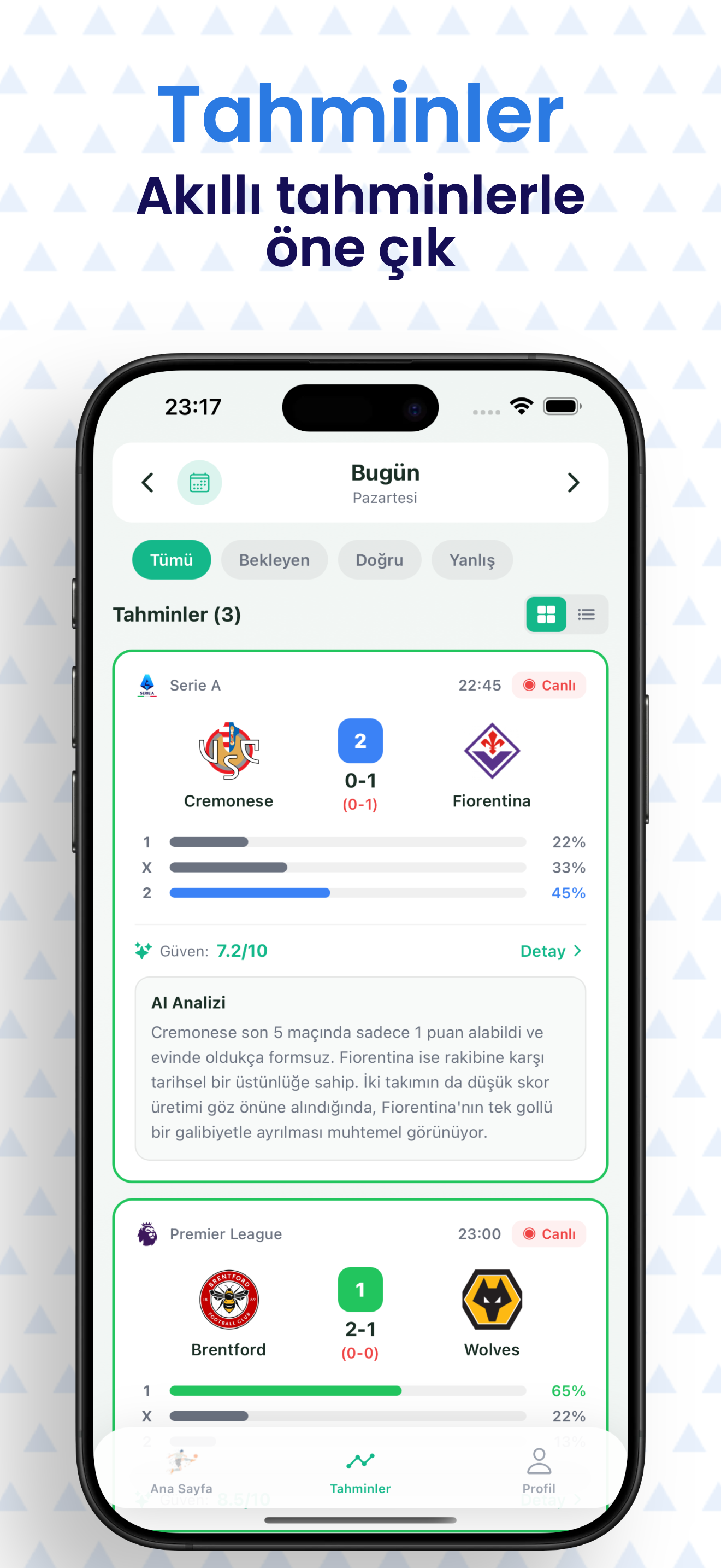 SportCast AI Maç Detayı